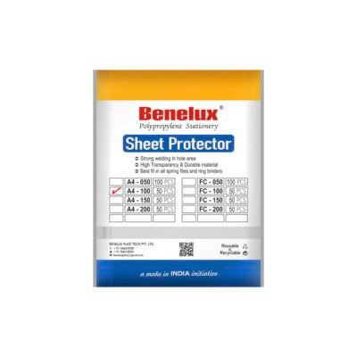 SHEET PROTECTOR SPA-100 A4 SIZE TRANSPARENT (TR)